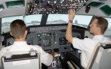 Hardly installed in the cockpit of your plane or your helicopter you can after a few minutes of explanation and instruction pilot yourself.
