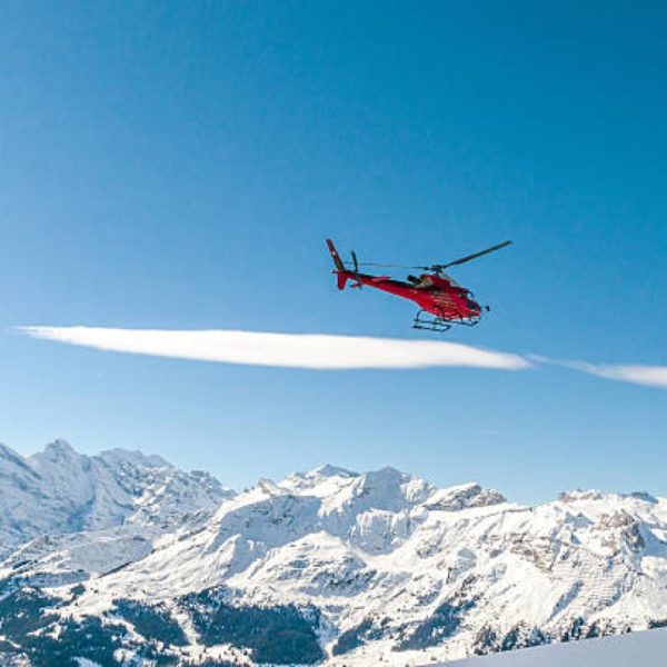 Großer Gletscherflug im Hubschrauber von Interlaken-Gsteigwiler aus