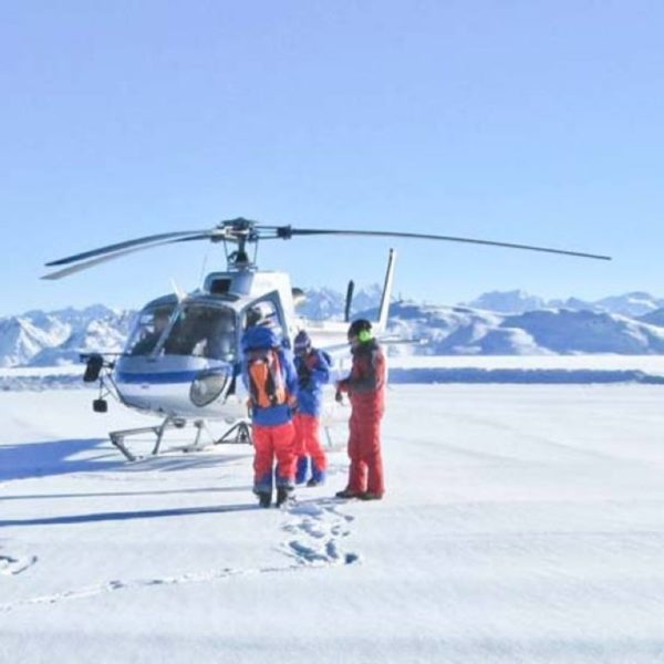 Heliskiing on Crap Sogn Gion