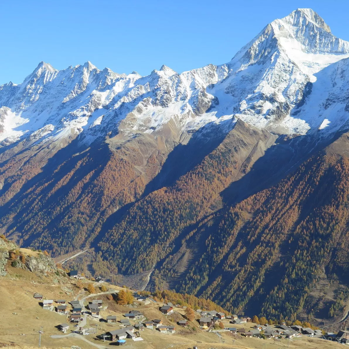 The Lötschental by helicopter