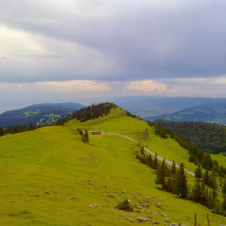 The Chasseral by helicopter