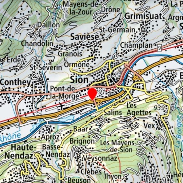 Punto d'incontro all'aeroporto di Sion per un tour in elicottero di 60 minuti.