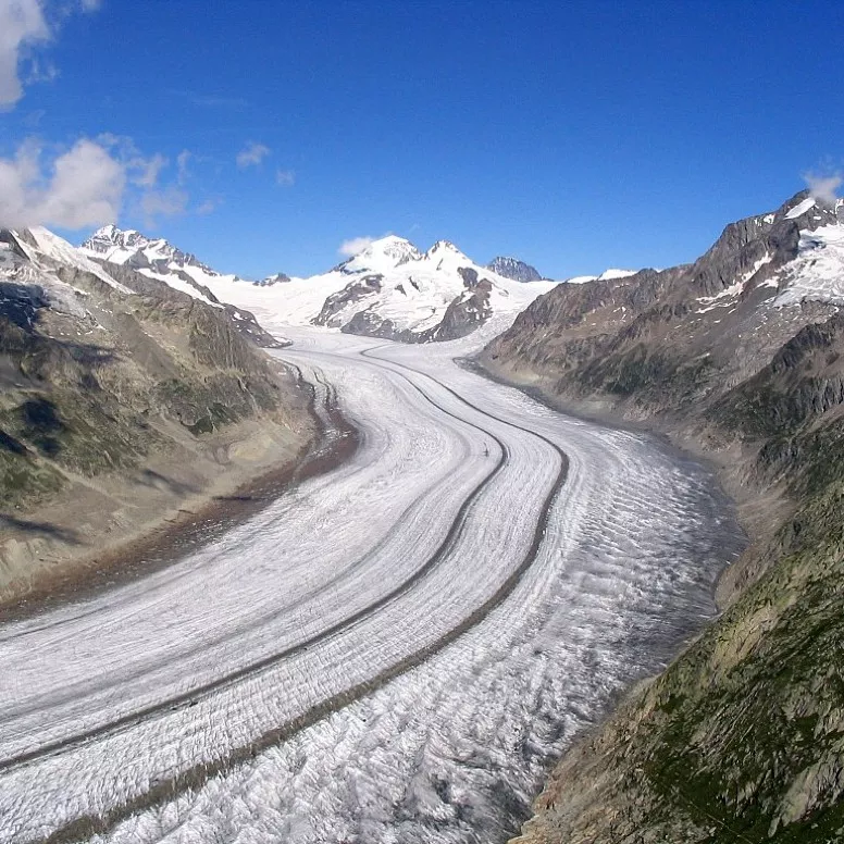 Helicopter Gampel - Aletsch glacier