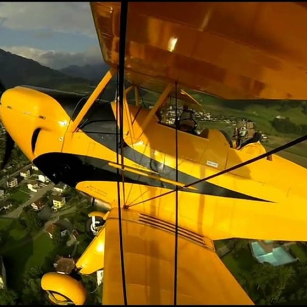 Kunstflug auf Bücker von Épagny aus