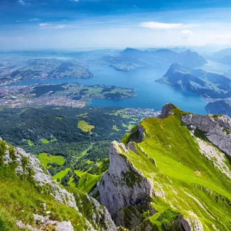 Volo da Biel a Lucerna e Pilatus
