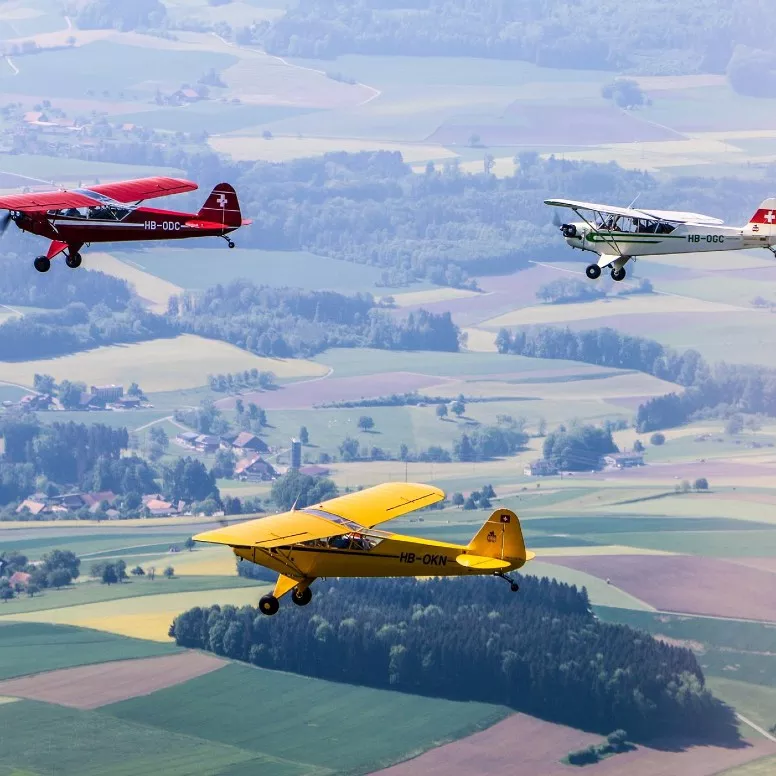 Tour della Svizzera in aereo da Biel
