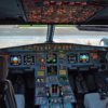 Cockpit del simulatore di volo Airbus A320