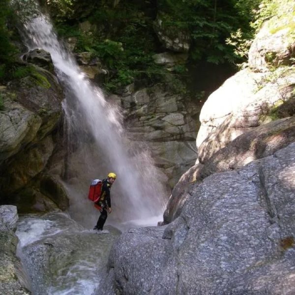 Canyoning in the Malvaglia