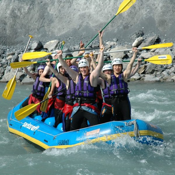 Rafting sul Reno nel Grand Canyon svizzero