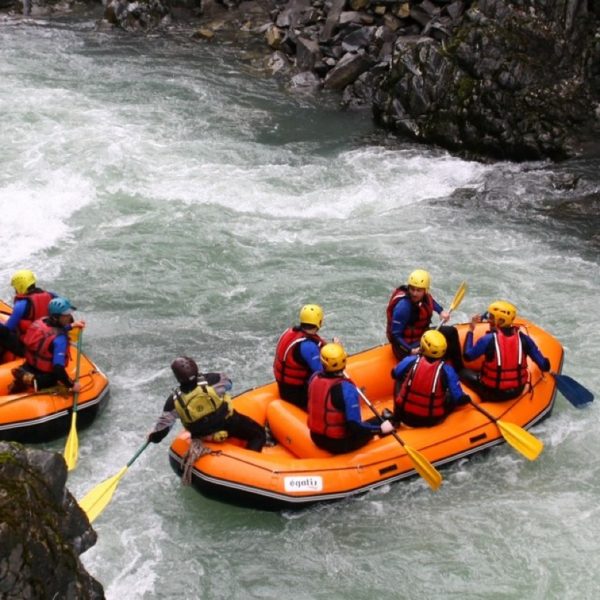 Rafting on the Dranse between Féternes and Thonon-les-Bains