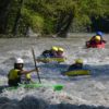 Nuoto in acque bianche sul Rodano