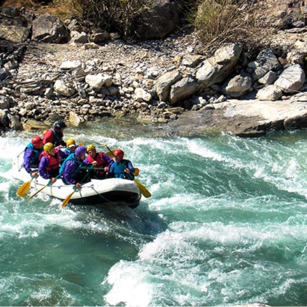 Rafting in Vallese sulla Dranse de Bagnes