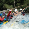 Biwak und Rafting auf dem Rhein