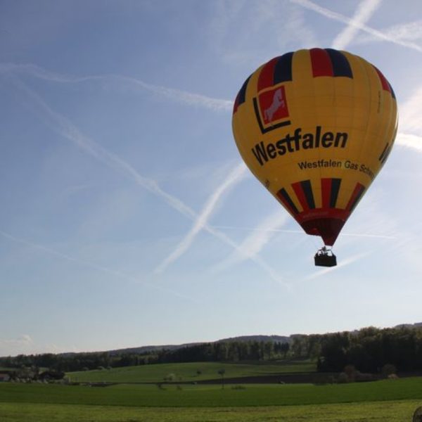 Heißluftballon-Start in Thurgau