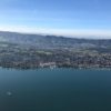 Hot-air balloon flight over Lake Zurich