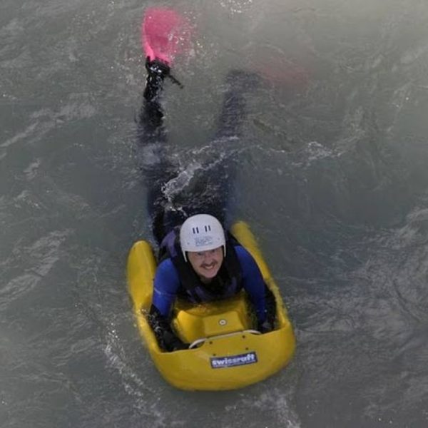 Hydrospeed sulla Sarine a Château d'Oex