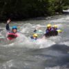 Hydrospeed sul selvaggio Rodano in Vallese