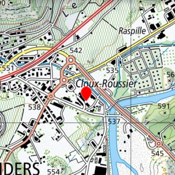 Meeting point in Sierre for rafting on the Rhône river