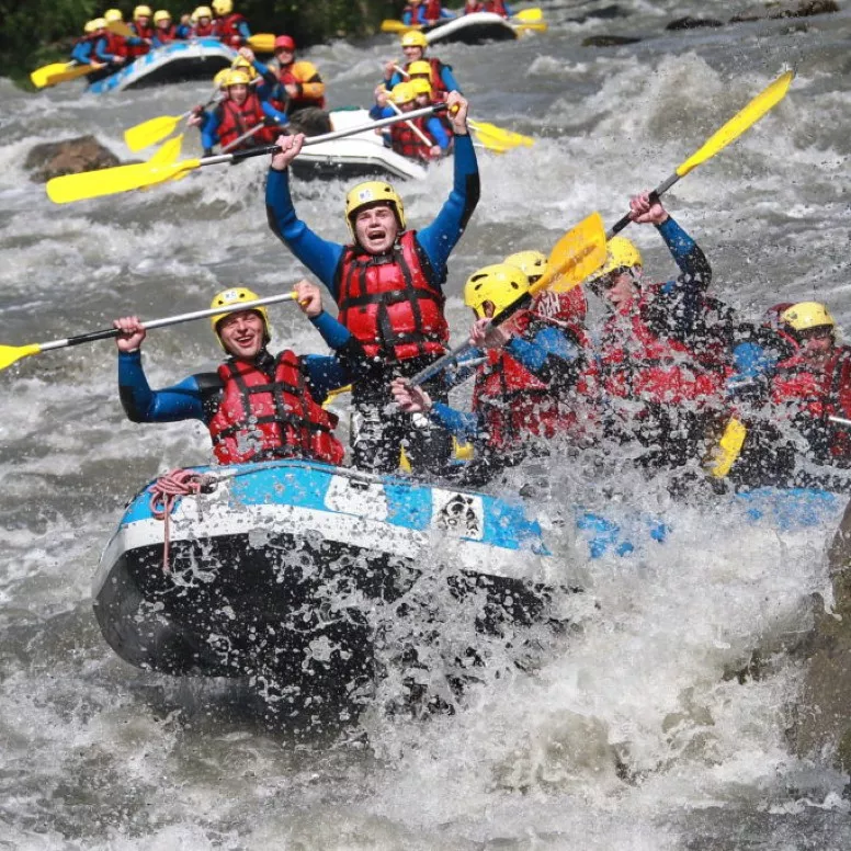 Rafting auf der Isère und dem Doron de Bozel