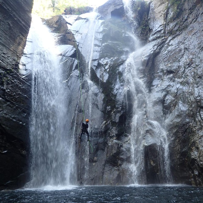 Waterfall in Ticino's Val Grande