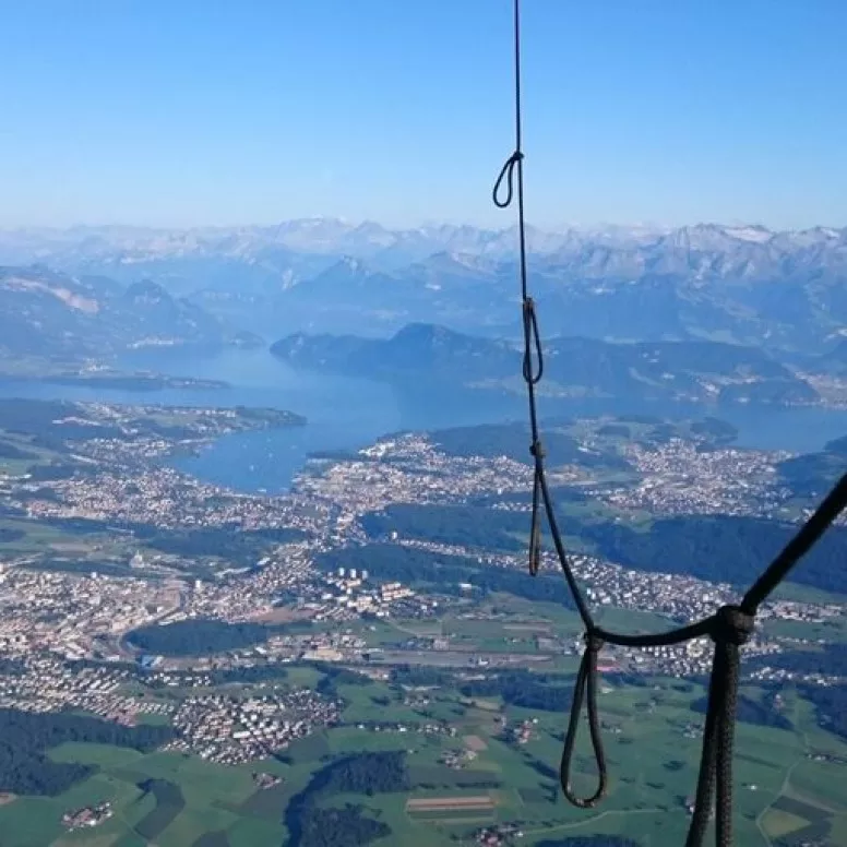 Ballonfahrt im Kanton Luzern