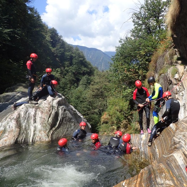 Canyon Val Grande, canyoning in Ticino