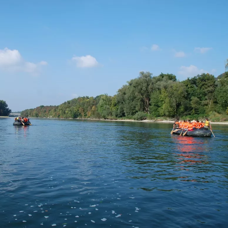 Fun rafting sur la Reuss de Bremgarten à Gebenstorf