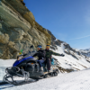 Snowmobiling to La Cava from Madesimo