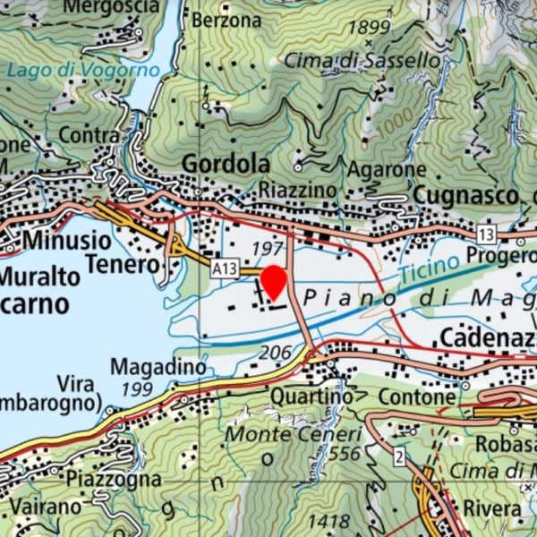 Meeting point in Locarno for a flight to the Verzasca dam - Bungee jumping Goldeneye 007