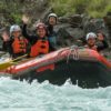 Familien-Rafting auf dem Inn im Engadin