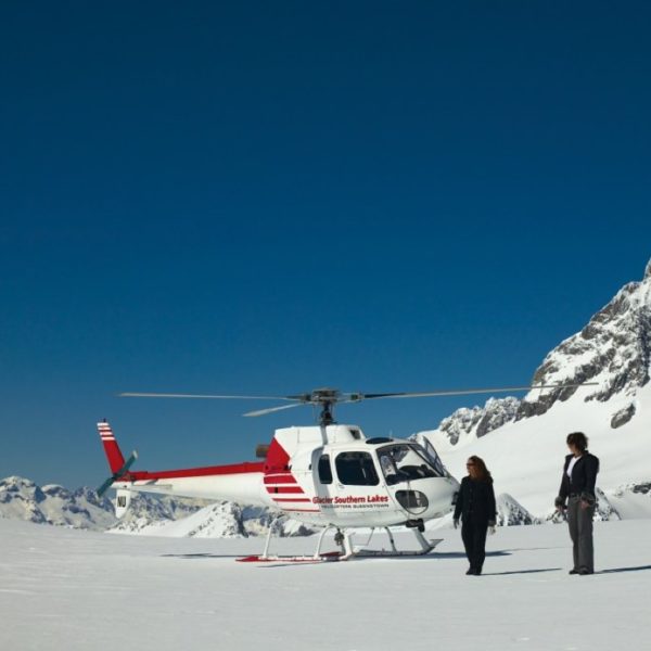 Von Bern-Belp zu einem großen Flug über die Alpen und Landung auf einem Gletscher
