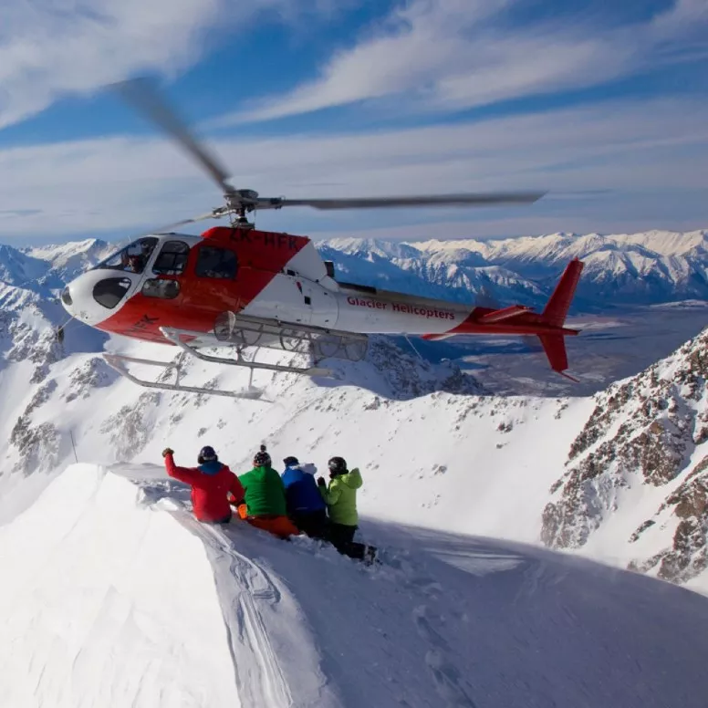Trient heliski nel Vallese