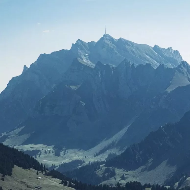 Flug zum Säntis von Schänis aus