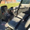 Robinson RH22 cockpit for an introductory flight at Speck-Fehraltorf