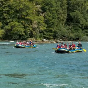 Easy rafting on the Rhine