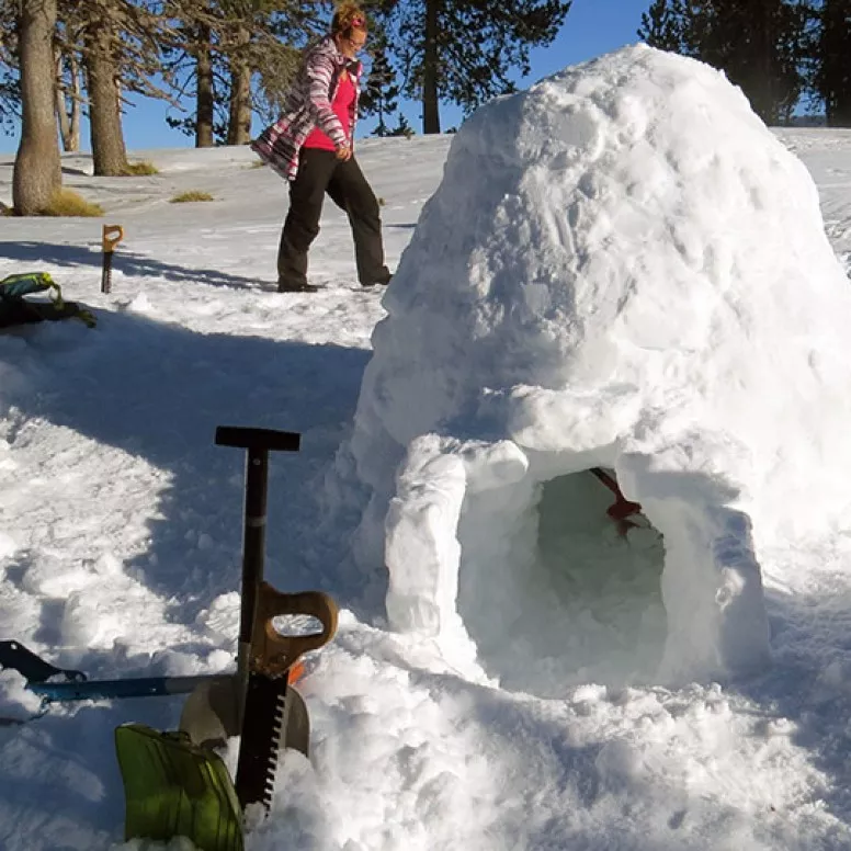 Costruire igloo in Svizzera