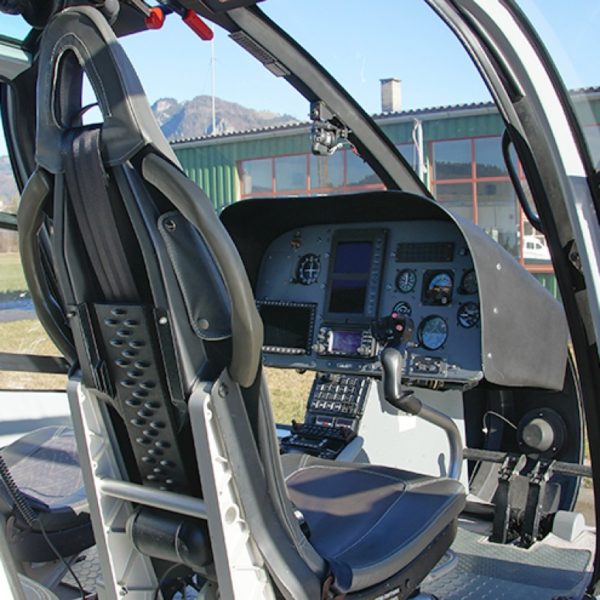 Colibri Cockpit beim Abflug von Speck