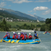Valutazione familiare sul Reno tra Ilanz e Reichenau