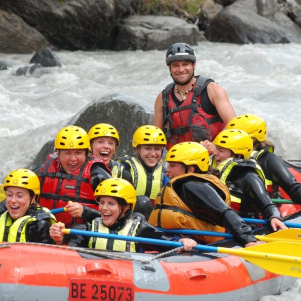 Rafting-Klassenausflug auf der Simme