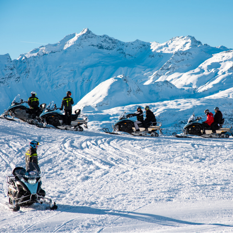 Au départ de Madesimo pour le circuit Top Aventure
