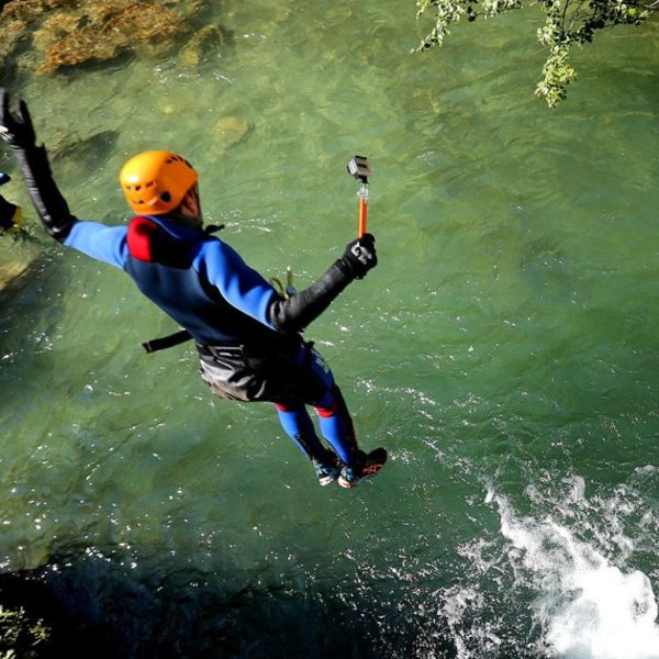 Saut en canyoing, La Barberine