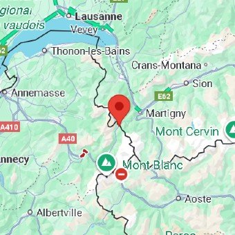 Lieu de rendez-vous pour le canyon de la Barberine en Valais
