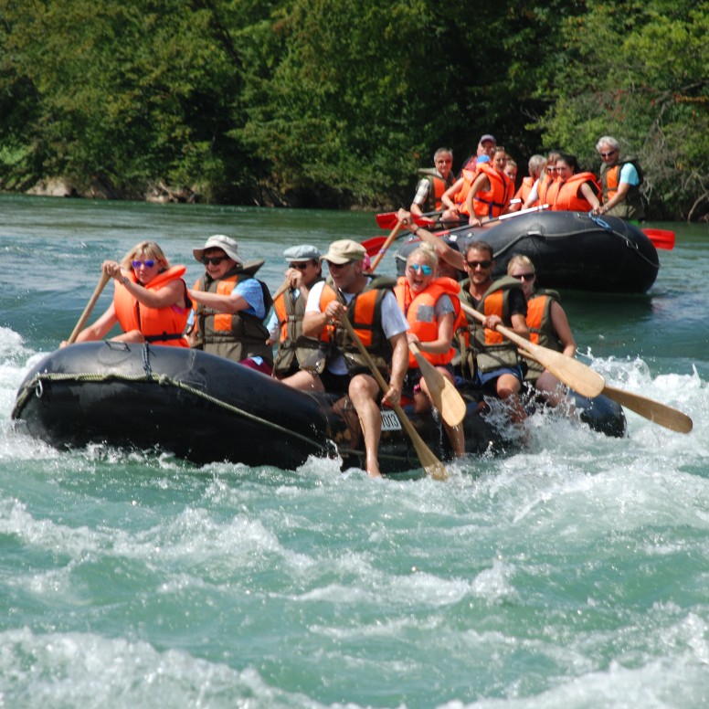 Easy rafting sulla Reuss tra Mellingen e Gebenstof